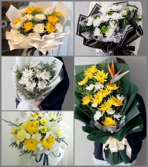 贵州毕节市威宁县草海镇解放社区白事花束代送